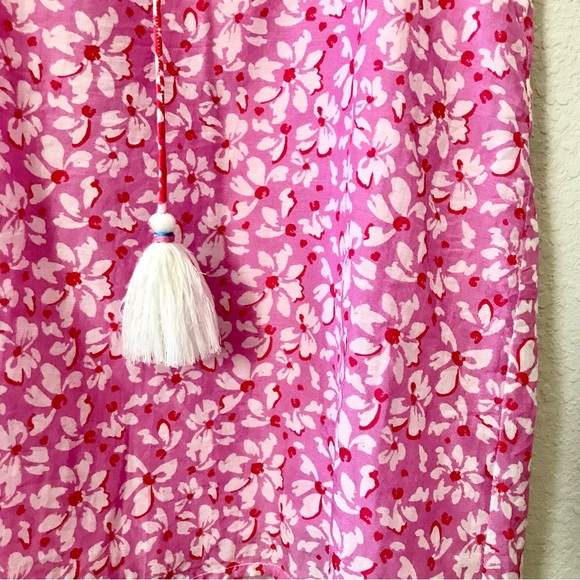 Roller Rabbit Vinca Jaden Silk Blend Top Size XL Sleeveless Mixed Floral Print - Picture 4 of 7